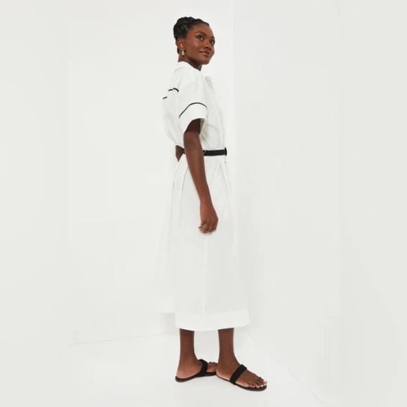 White Piped Kate Dress - Picture 6 of 11